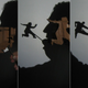 Image for article titled Incredible 3D shadow sculpture depicts the evolution of man from multiple angles
